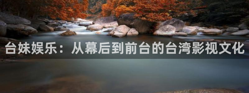 泰达娱乐4代理：台妹娱乐：从幕后到前台的台湾影视文化